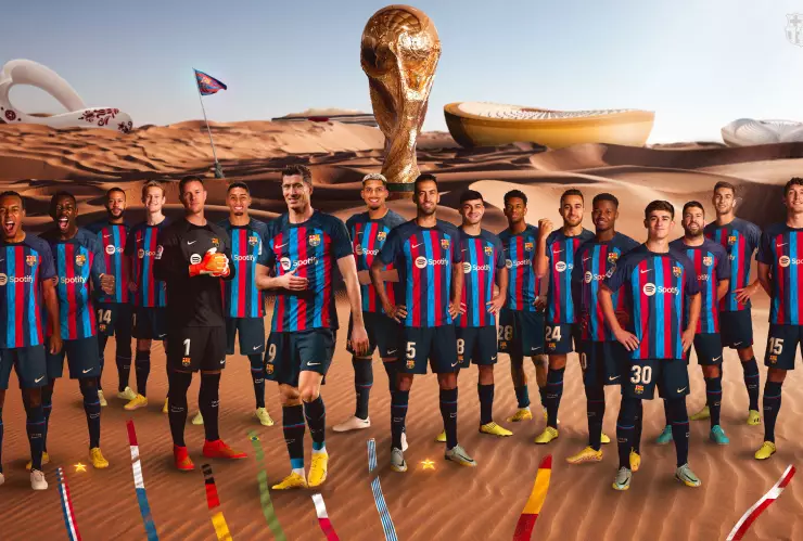 Barcelona, el equipo con mas convocados al Mundial de Qatar