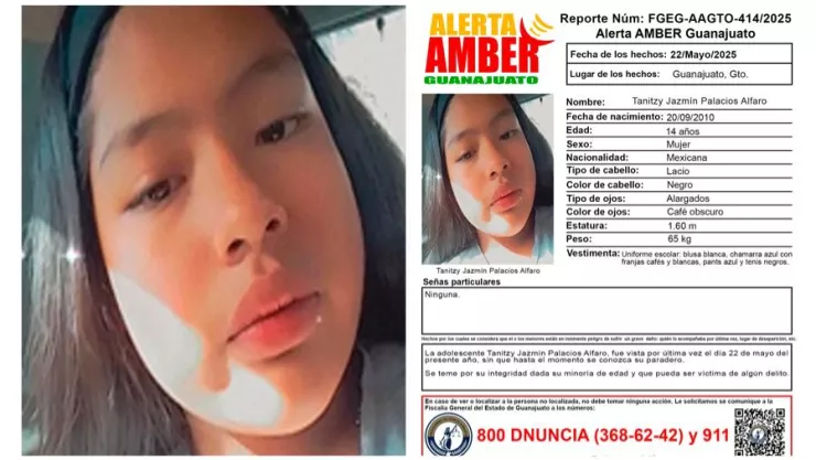 alerta-amber-buscan-a-tanitzy-jazmín-palacios-alfaro-desaparecida-en-guanajuato