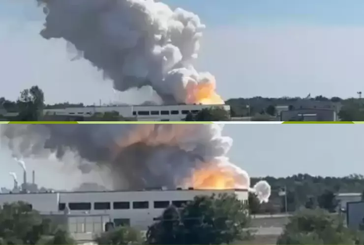 Video: alerta química en Newburgh, Indiana activa orden de refugio
