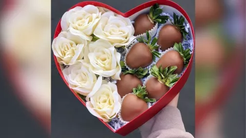 Fresas con chocolate receta para el 14 de febrero