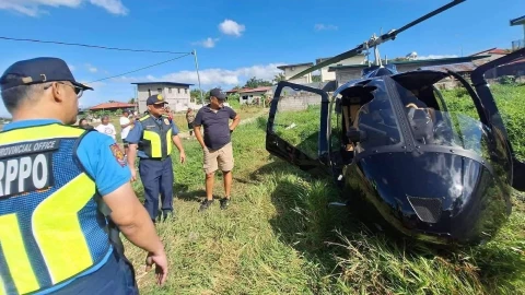 Accidente de helicóptero hoy en Filipinas