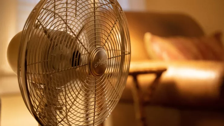 Ventilador en tiempo de calor