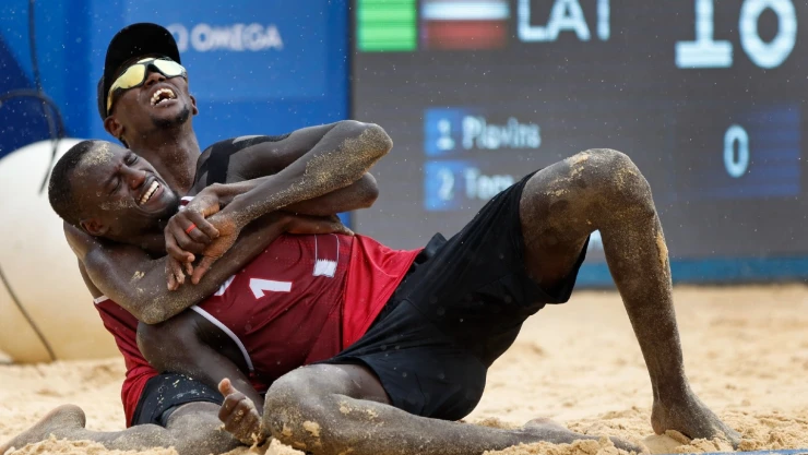 Catar se llevó el bronce en Voleibol de Playa