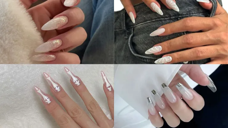 uñas blancas