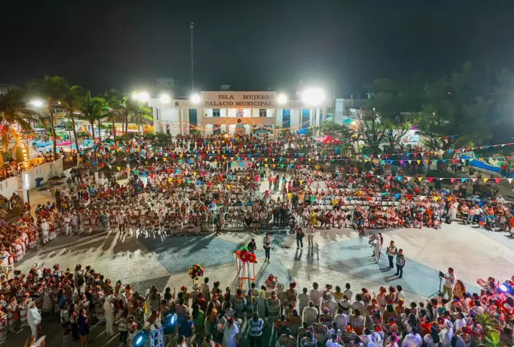 Así se vivió la celebración de la tradicional Vaquería en Isla Mujeres | FOTOS