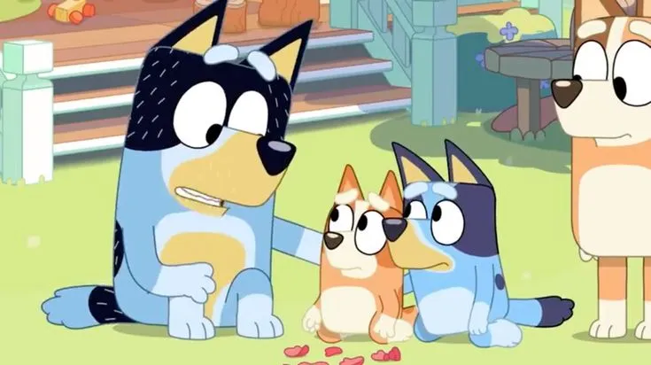 Bluey Daniel el Tigre berrinches