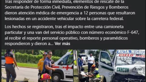 Accidente en la Cancún-Playa del Carmen_ Revelan número oficial de heridos 1.jpg.png