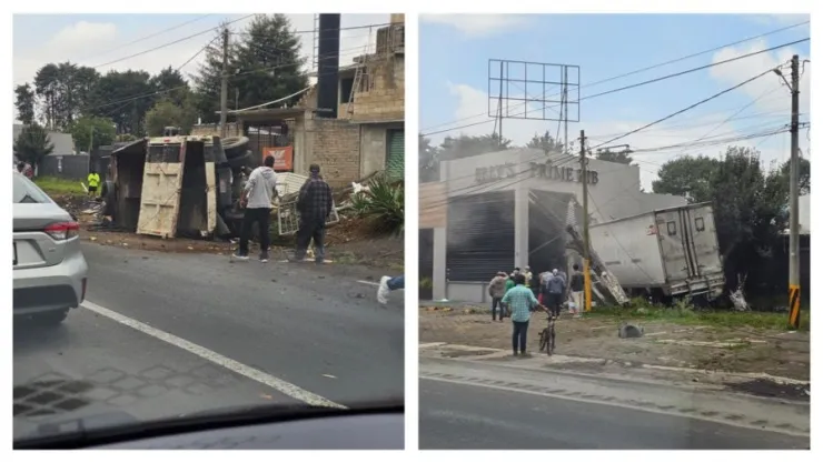 tráiler-sin-frenos-choca-contra-restaurante-méxico-toluca