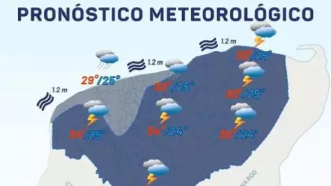 Protección Civil alertó sobre ingreso de aire marítimo tropical a Yucatán y sus consecuencias