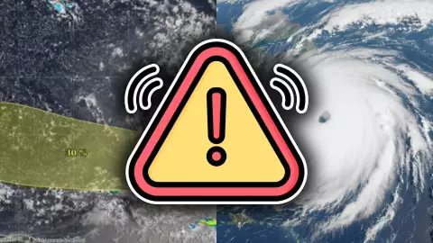 ¡Atención, Atlántico! Vigilan nueva zona de baja presión con porbabilidad de desarrollo ciclónico