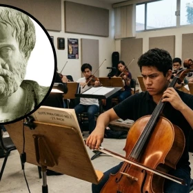 Aristóteles, filósofo griego: “La música tiene el poder de formar el carácter”