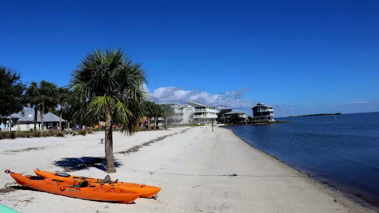 Postal de Cedar Key, un para&iacute;so costero de Florida