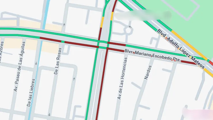 ALERTA VIAL: Tráfico MUY LENTO en Mariano Escobedo