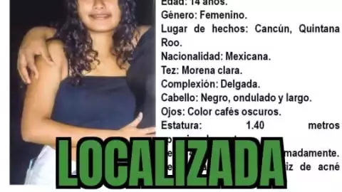 Localizan con vida a Fernanda Córdova Alejandro