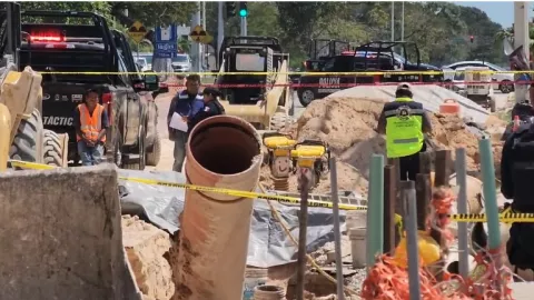Mueren dos trabajadores en derrumbe de excavación en Chetumal; esto se sabe