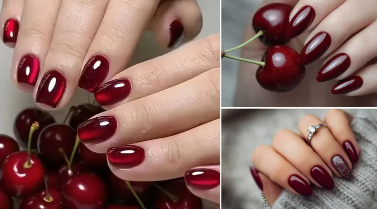 uñas en color rojo cereza.jpg