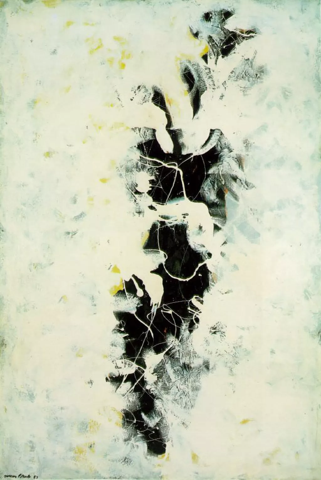 The Deep por Jackson Pollock