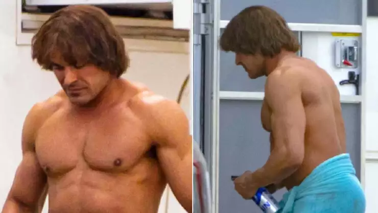¡Irreconocible! Zac Efron aparece con nuevo look para nueva película