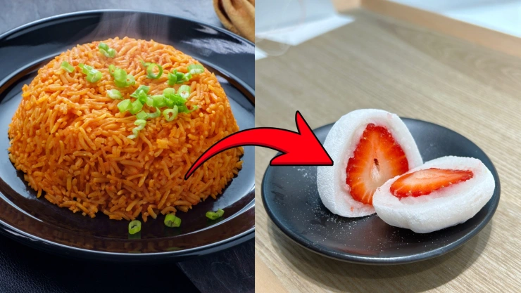 Mientras en México el arroz suele servirse como guarnición, en Japón el arroz glutinoso puede convertirse en un dulce tradicional