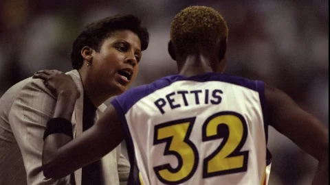 Cheryl Miller y Bridget Pettis