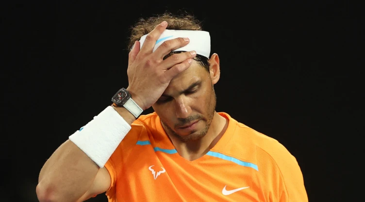 Rafael Nadal en el Abierto de Australia