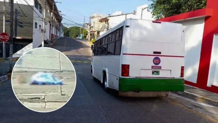 FOTOS: Así un camión atropelló a una señora; murió al cruzar la calle en Córdoba, Veracruz.