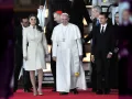 famosos con el papa francisco