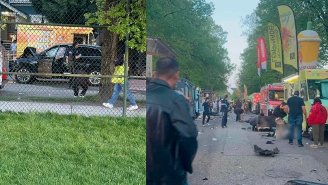 Atropellamiento masivo Canadá