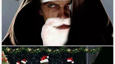 Memes recalentado 2024 por cena navideña