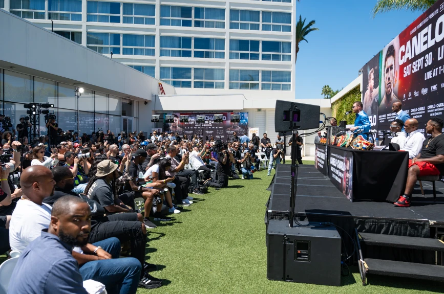 Canelo Charlo conferencia de prensa box los angeles
