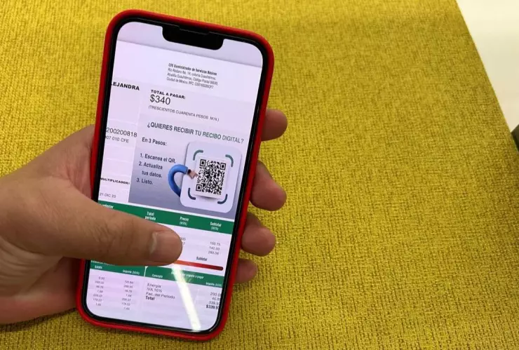 Ya puedes descargar tu recibo de CFE en PDF