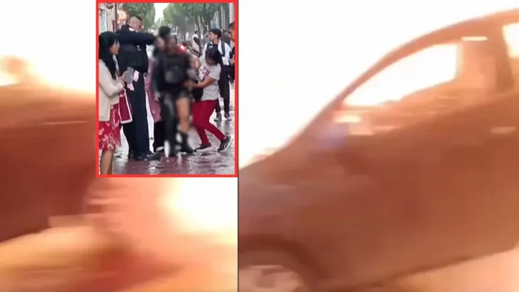 Así fue la explosión de un transformador de la CFE en León, Guanajuato