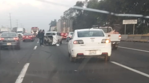 autopista México-Puebla hoy 14 de enero de 2025