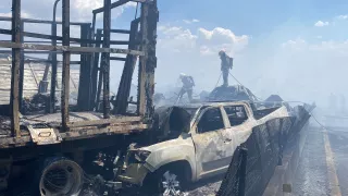 Choque autopista Zapotlanejo Lagos de Moreno