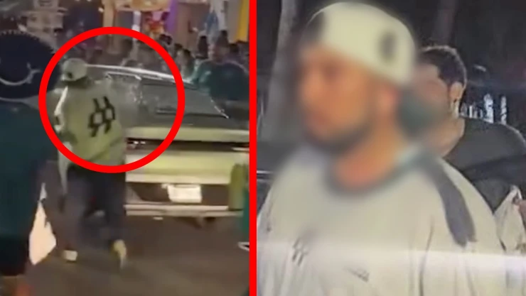 Sujeto es detenido tras vandalizar vehículo en Playa del Carmen durante festejos: Esto se sabe de lo ocurrido