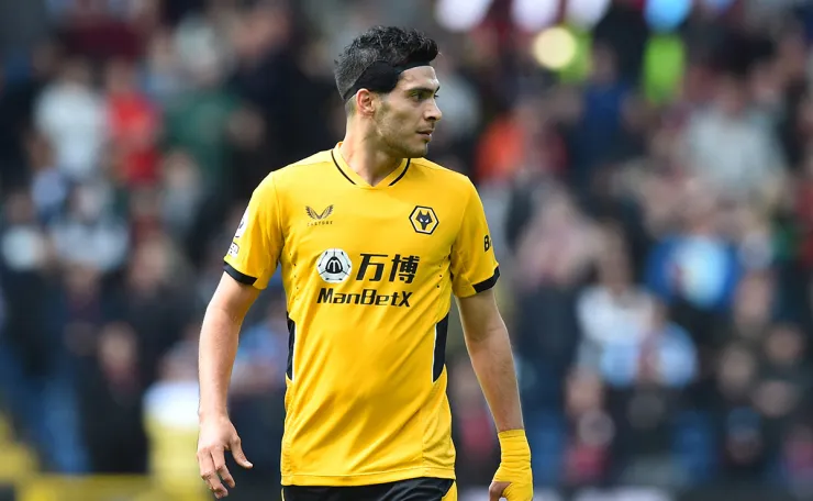 Raúl Jiménez con el Wolverhampton