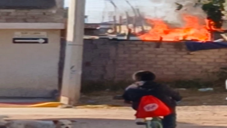 Se registra incendio en una vivienda en Ampliación San Francisco, hoy 23 de noviembre