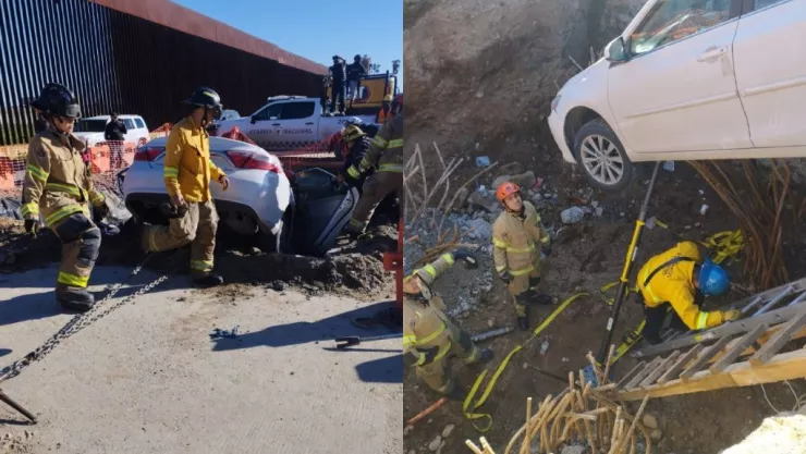 Accidente en Avenida Internacional Tijuana