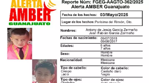 Hermanitos desaparecidos Purísima del Rincón