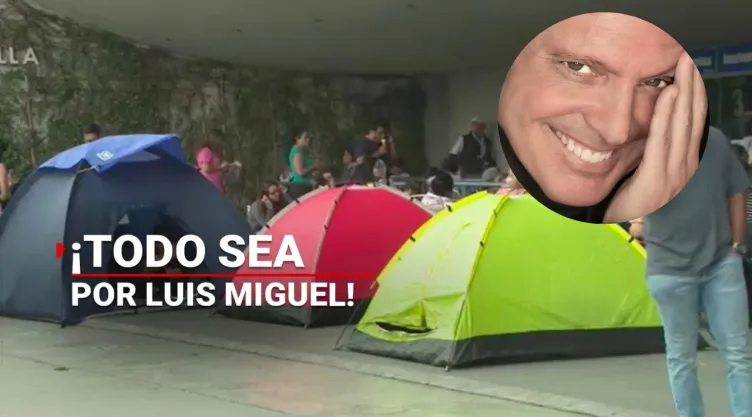 Por nuevas fechas, fans de Luis Miguel acampan por boletos afuera de la Arena CDMX.jpg