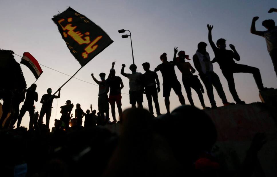 iraq protestas incendios2
