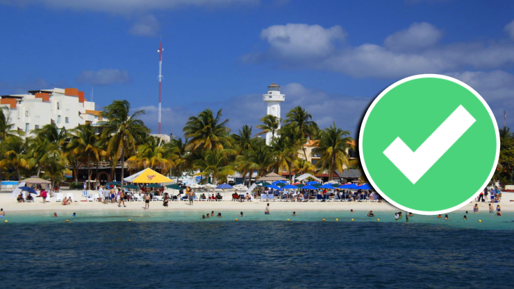 Estas son las playas de Cancún en las que puedes nadar HOY 3 de noviembre de 2025.webp