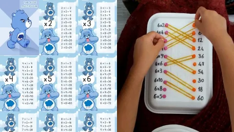 tablas de multiplicar para niños