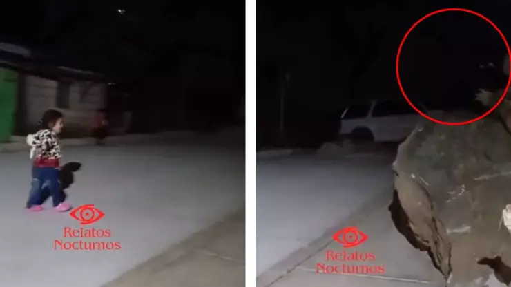 VIDEO_ Captan aterradora criatura acechando a niños que jugaban las escondidas.jpg