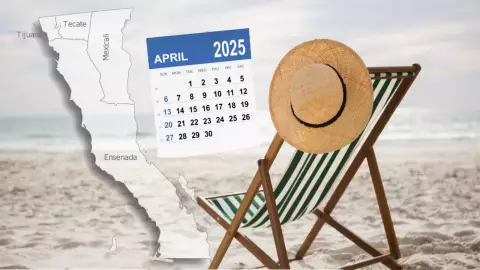 Abril tendrá varios días inhábiles para los estudiantes de Baja California