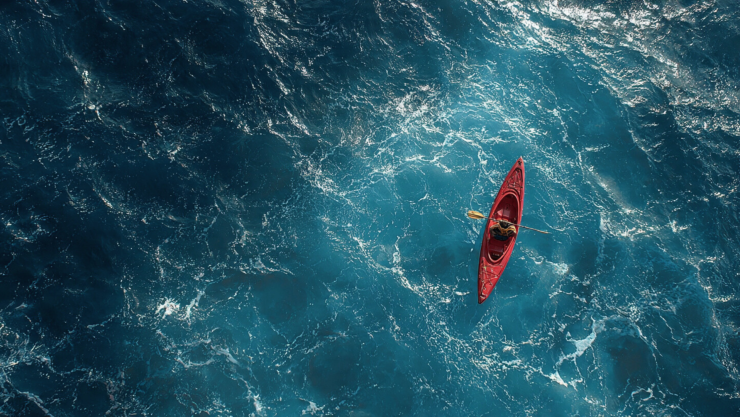 Niño rescata familia en mar abierto