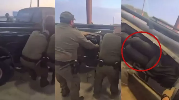 Encuentran a migrantes ocultos en chasis de camioneta; querían cruzar a los Estados Unidos