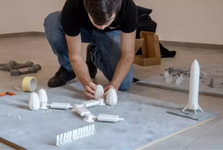 Es la primera vez que se lleva a cabo un proyecto de colonización lunar con modelos 3D