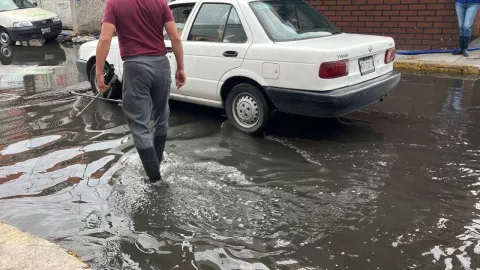 Inundaciones en Ciudad Azteca