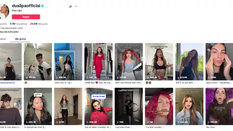 Dua Lipa le da like a Wendy Guevara en TikTok y le dicen que es fan de “Las perdidas”